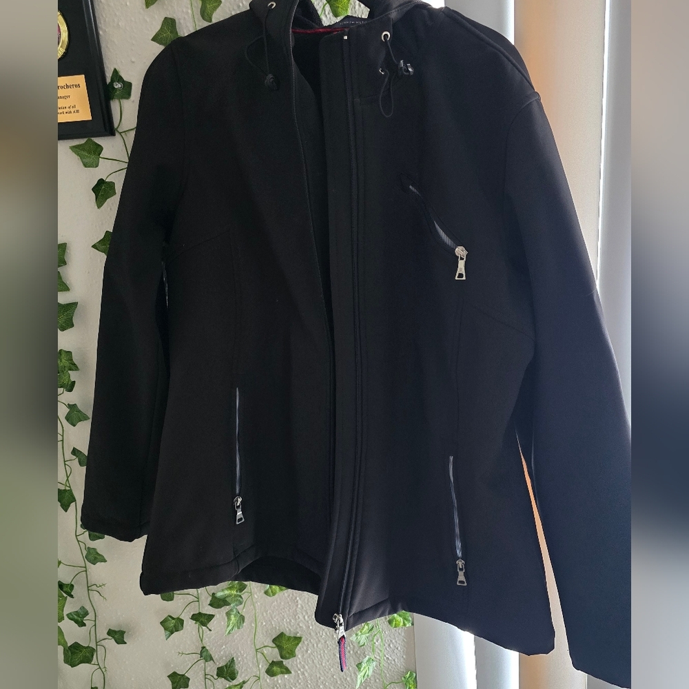 Tommy Hilfiger Womans Winter Black Waterproof Jacket